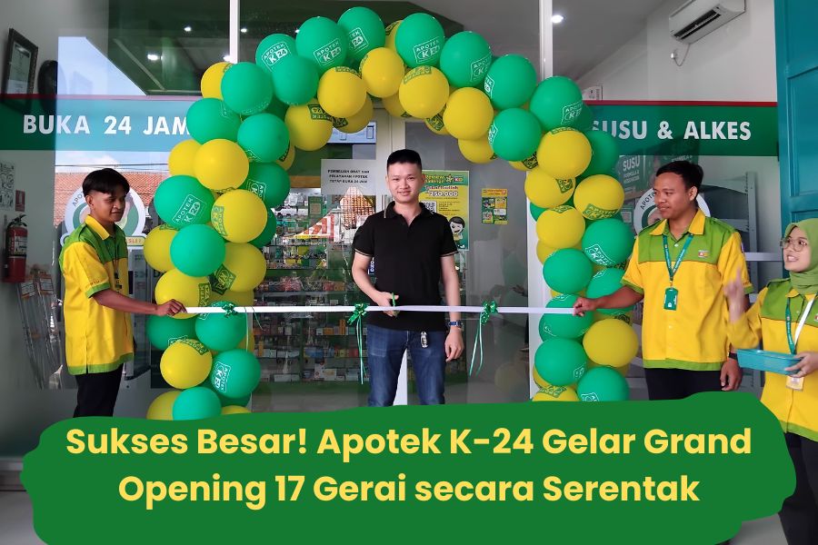 Grand Opening 17 Gerai, K-24 Berdiri di Tengah Ekonomi Sulit